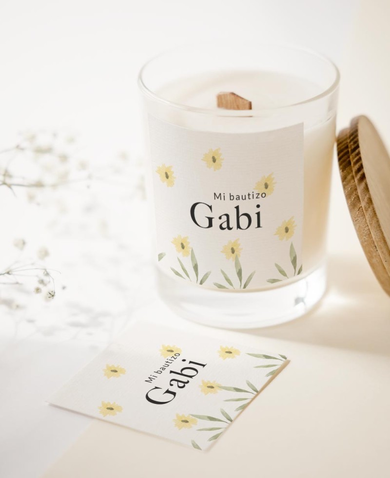 Aufkleber für Taufdetails Gänseblümchen Aufkleber für Taufdetails Gänseblümchen