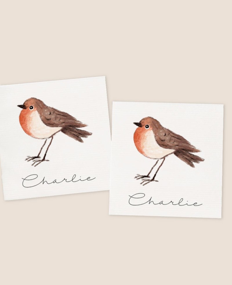 Square stickers for bird field baptisms Square stickers for bird field baptisms