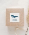 Stickers pour cadeaux de baptême marinera océano
