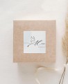 Adhesivos para regalos de bautizo acuarela niño
