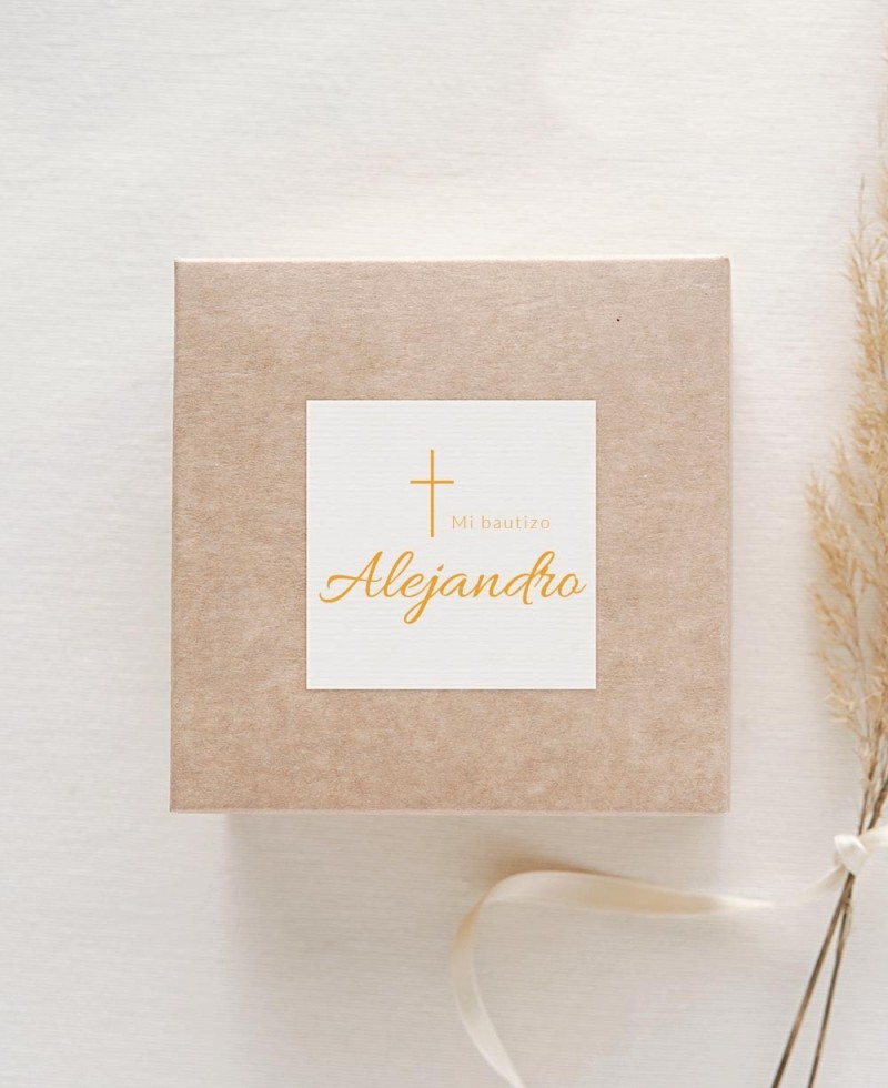 Adhesivos para regalos de bautizo clásica paloma Adhesivos para regalos de bautizo clásica paloma