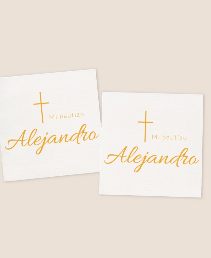 Pegatinas cuadradas para bautizos clásica cruz Pegatinas cuadradas para bautizos clásica cruz