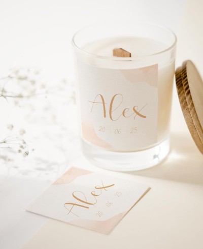 Classic watercolor baptism detail stickers
