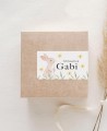 Autocollants rectangulaires pour le baptême des animaux