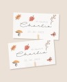 Stickers rectangulaires pour cadeaux de baptême prairie de blé
