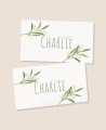 Adhesivos rectangulares para regalos de bautizo botánica olivo