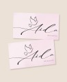 Stickers rectangulaires pour cadeaux baptême aquarelle fille