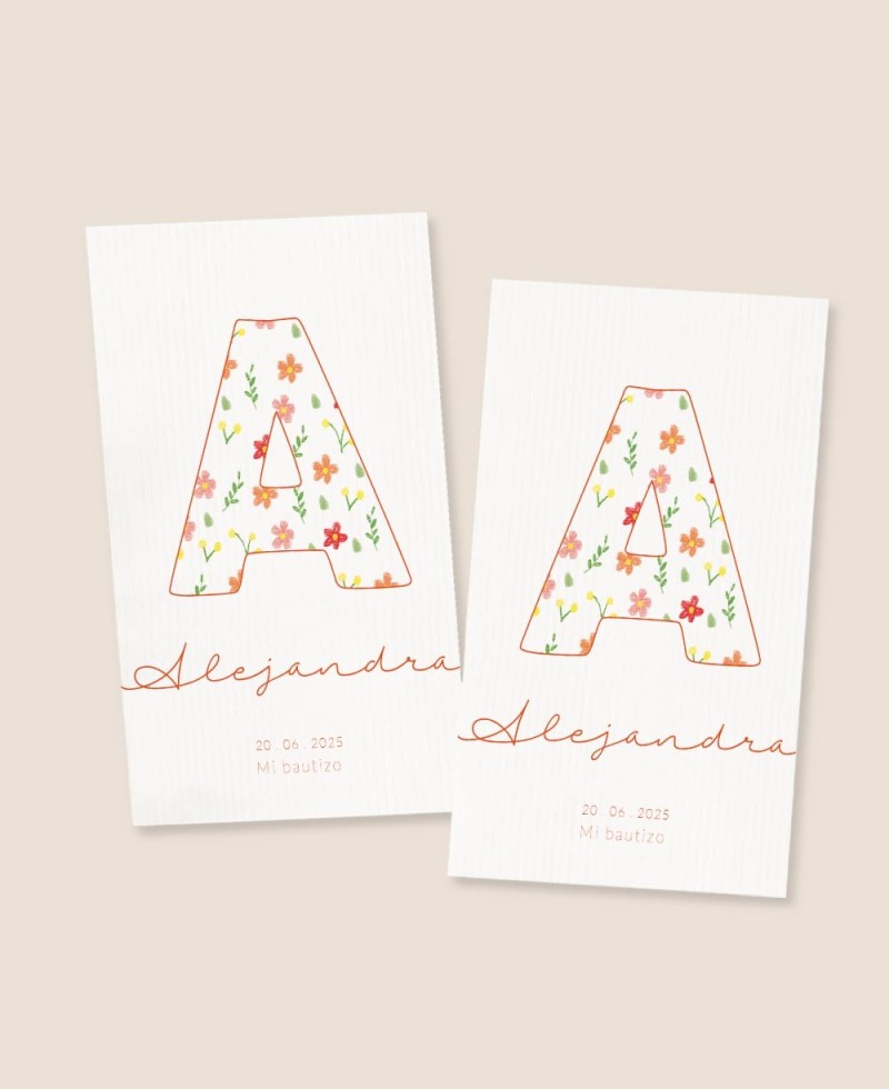 Autocollants rectangulaires pour les premiers cadeaux de baptême