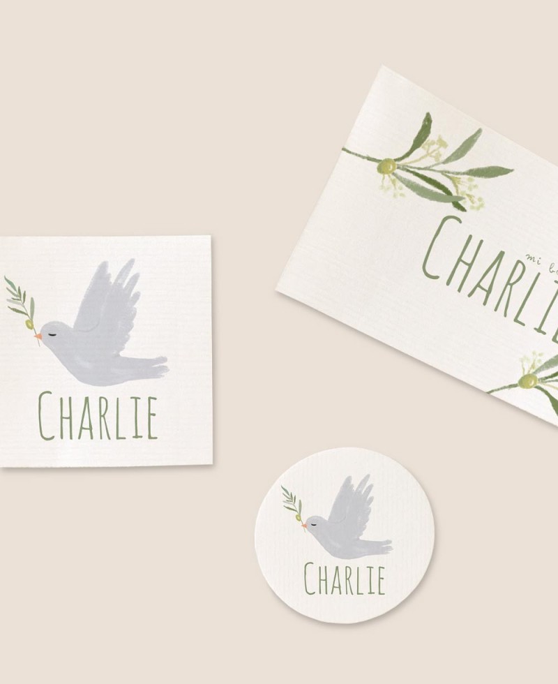 Sticker formats for botanical baptism details olive tree Sticker formats for botanical baptism details olive tree