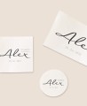 Formatos de adesivos para detalhes de batismo botânico com flores