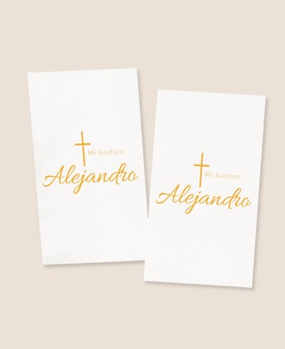 Adesivos retangulares para presentes de batizado pomba clássica