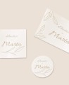 Formats stickers for baptism details classic botanical