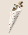 Cono chuches de bautizo flores
