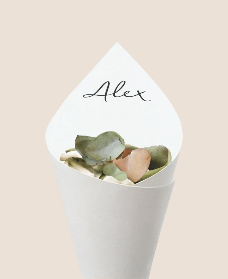 Gummitüten für typografische Taufen Gummitüten für typografische Taufen