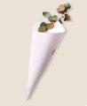 Cono chuches de bautizo acuarela niña