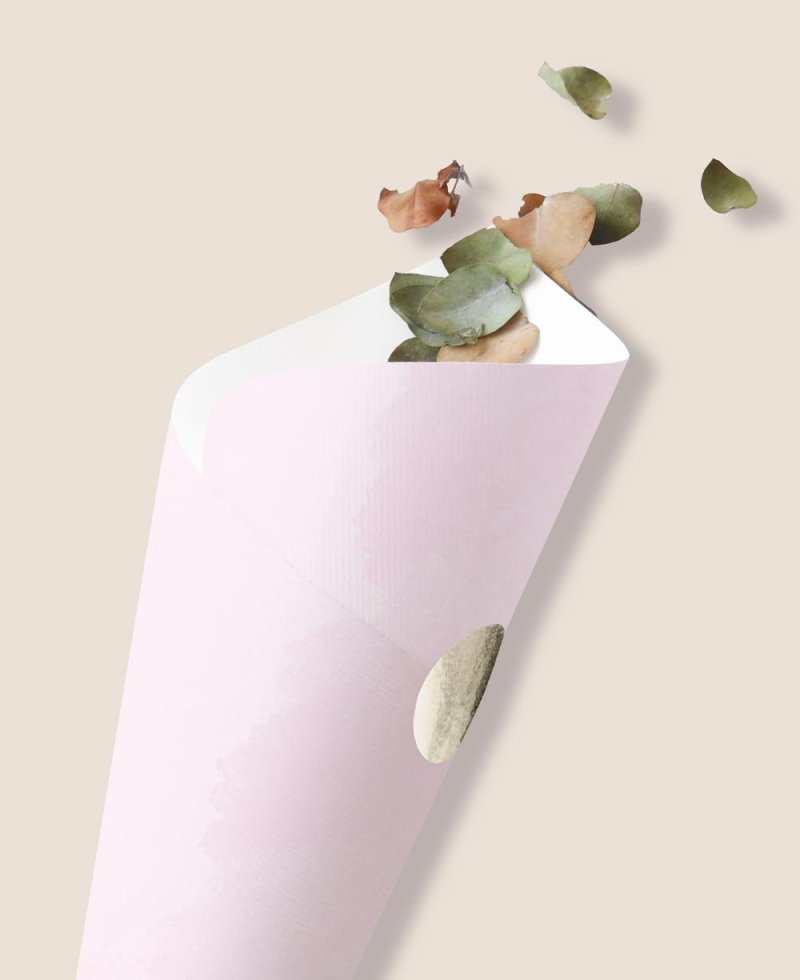 Conos de gominolas para bautizos acuarela rosa Conos de gominolas para bautizos acuarela rosa
