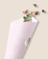 Jelly bean cones for baptisms pink watercolor