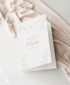 Classic olive tree baptism thank you cover
