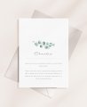 Invitations for the first communion beautiful eucalyptus