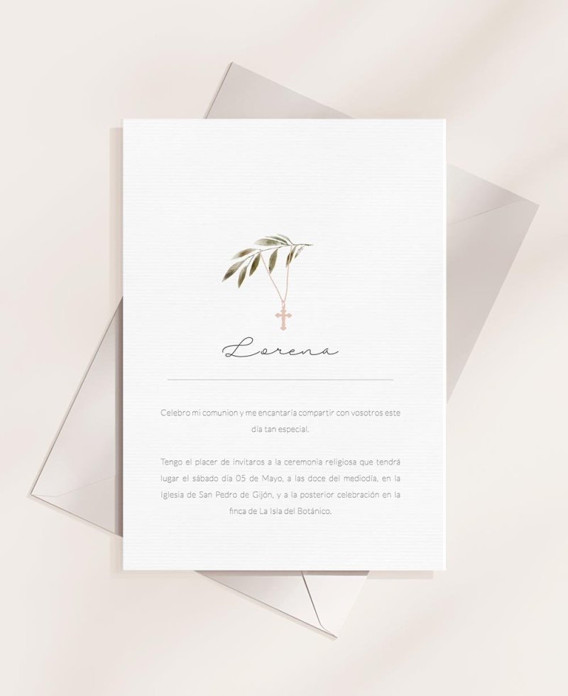 Invitations pour la première communion belle croix Invitations pour la première communion belle croix
