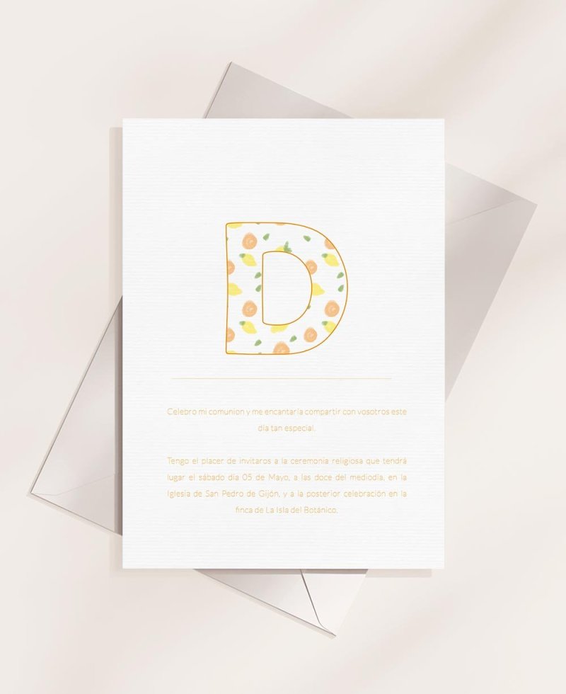 Invitations à la première communion : de beaux premiers fruits Invitations à la première communion : de beaux premiers fruits