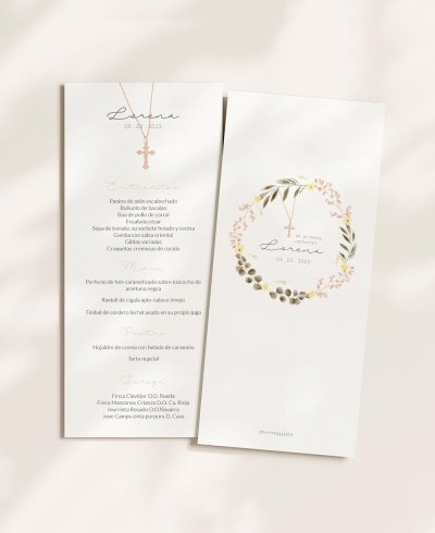 Verbali di comunioni, croci e fiori