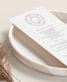 Menu de zoom para flores iniciais elegantes de primeira comunhão