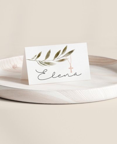 Espace réservé plié pour la collection de croix de communion