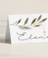 Zoom Communion Bookmark Olive Cross