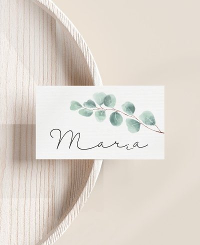 Marque-pages en eucalyptus pour les communions