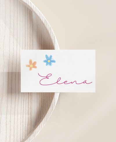 Marque-pages pour communions, fleurs, couleurs