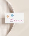 Marque-pages pour communions, fleurs, couleurs