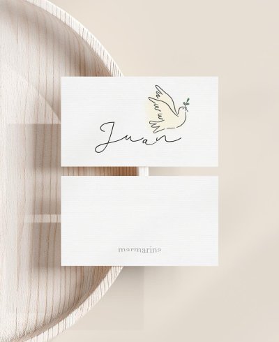 Support de table de communion fille
