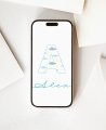 Clouds Digitale Einladung zur Erstkommunion