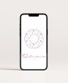 Invito digitale dei fiori della prima comunione