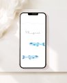 Digital invitation of seafaring communion fish
