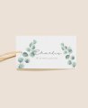 Étiquette de communion rectangulaire en eucalyptus