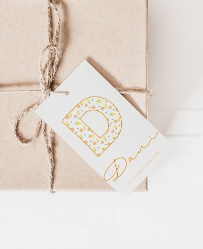Carte rectangulaire pour la collecte initiale des fruits des communions