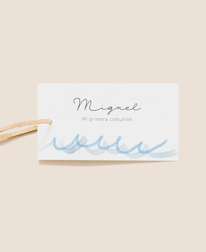 Rectangular communion label sea fish Rectangular communion label sea fish