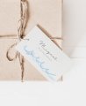 Carte rectangulaire pour la collection de fruits de mer des communions