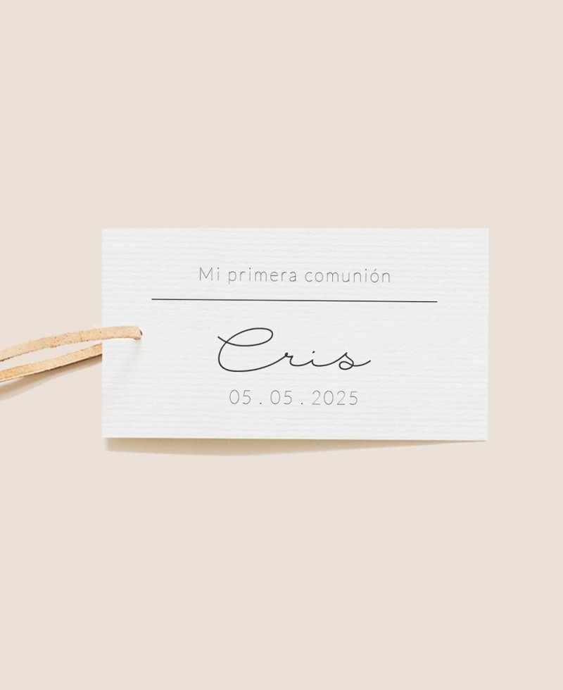 Etiqueta rectangular comunión tradicional Etiqueta rectangular comunión tradicional