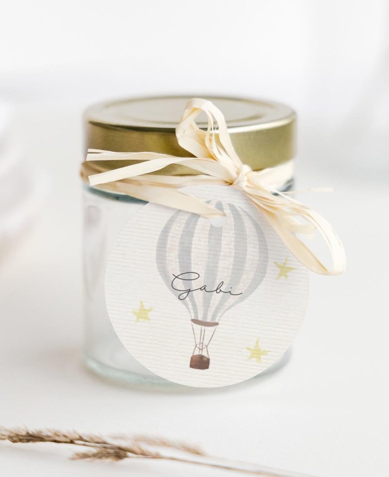 Circular labels for sky communion