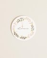 Round sticker for cross communions