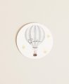 Autocollant rond pour communions ciel