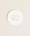 Round sticker for margarita communions