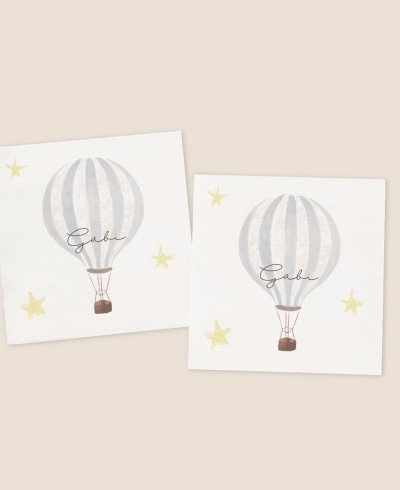 Autocollant carré pour communions en ballon