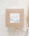 Square adhesive for fish communions