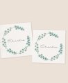 Autocollant carré pour communions de fleurs d’eucalyptus