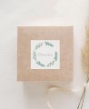 Square adhesive for eucalyptus communions