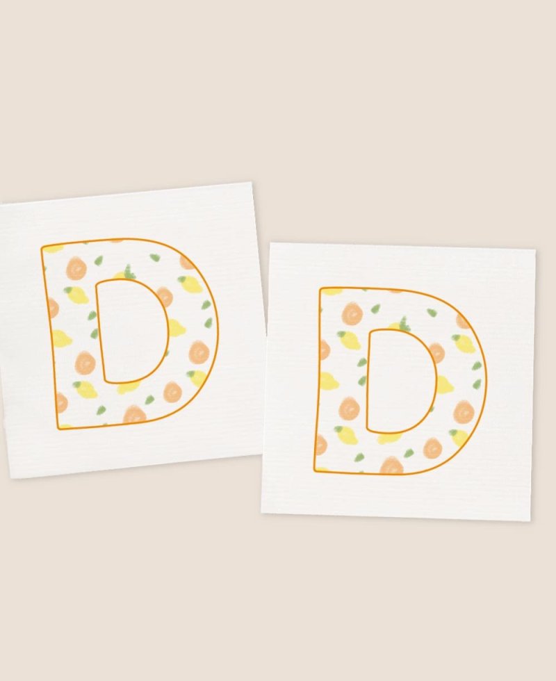 Square sticker for communions, fruits, colors